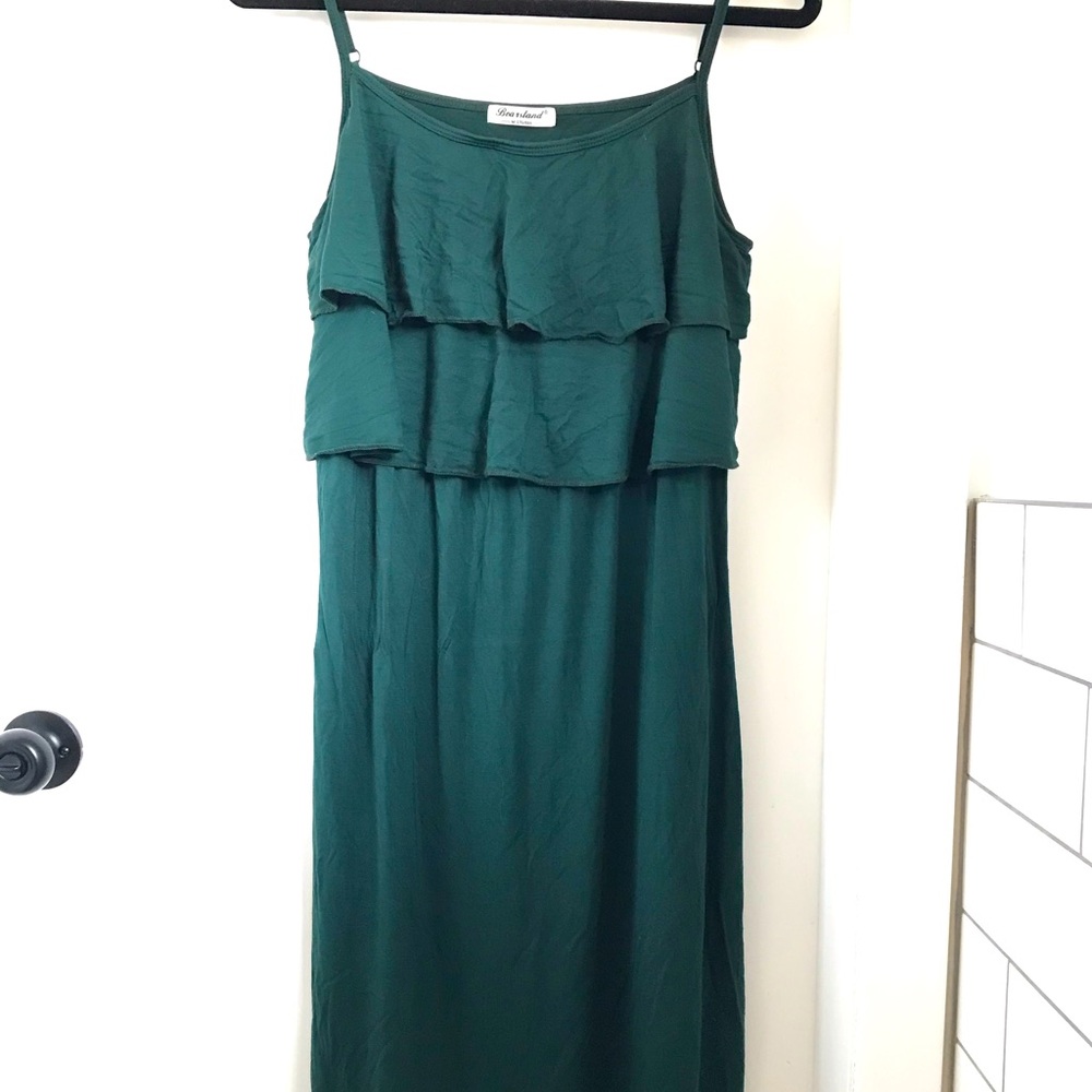 3/$25 - 💙 NWOT Teal Tea Length Nursing Dress 💙